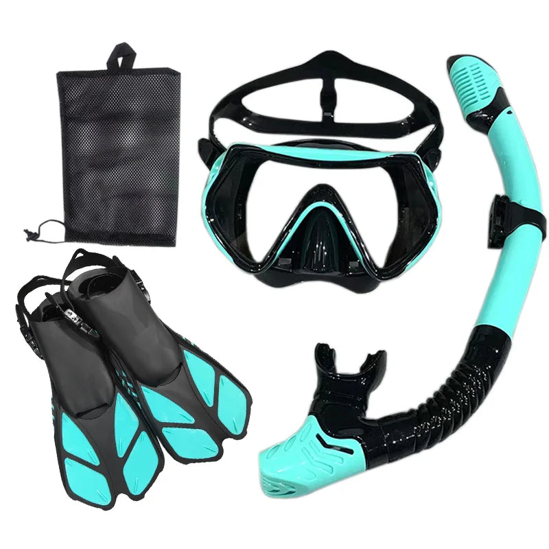 Snorkeling Scuba Diving Mask Free Diving Goggles Silicone Skirt Panoramic Dive Mask For Adults Swimming Snorkeling
