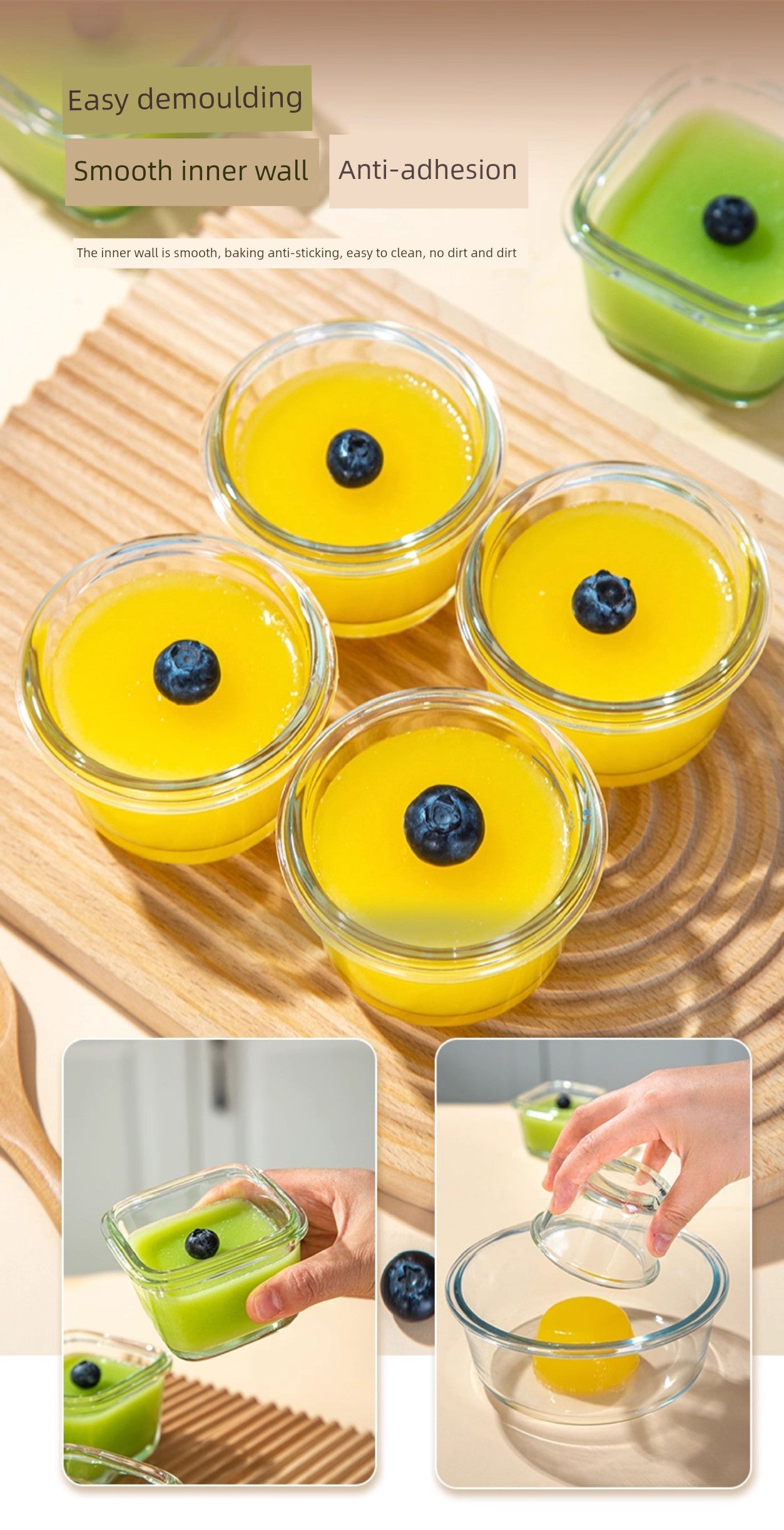 Mold Oven Baking at Home Glass Steamed Sponge Cake