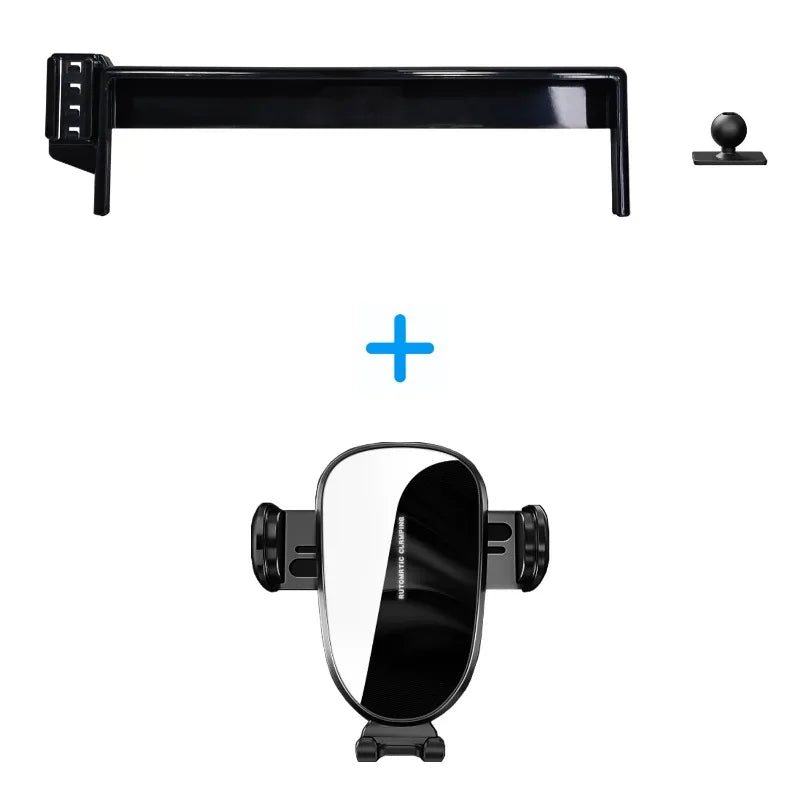 Car Phone Holder 10-Inch Screen Fixed Base For Peugeot 4008 5008 2021-2023 Wireless Charging Support Car Mobile Phone Mounts