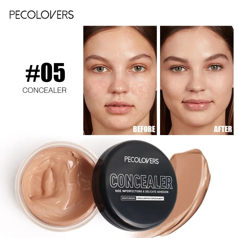 Multi-color Concealer, Dark Circles Covering, Facial Blemishes, Waterproof and Sweat-proof, Long-lasting Natural Concealer