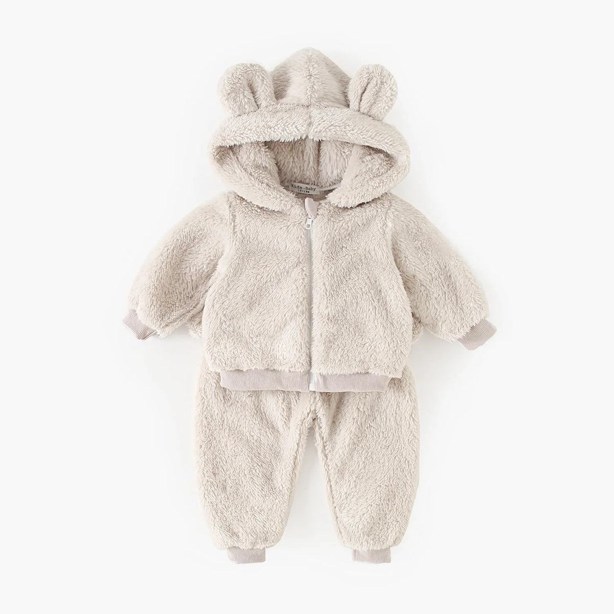 Sanlutoz Winter Warm Long Sleeve Baby Clothing SetsTops Zipper + Long Pants 2Pcs Cute