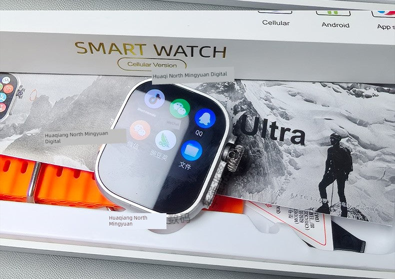 Huaqiang North New Arrival Dw100pro + Ultra Top with Smart Watch Plug-in Card and Shuncheng 5.0 Teenagers