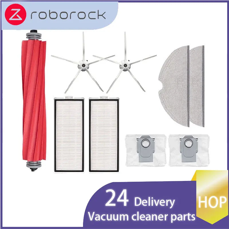 Roborock Q7 / Q7+ / Q7 Max+ Robot Vacuum Roller Brush, Hepa Filter, Side Brush, Mop Cloth