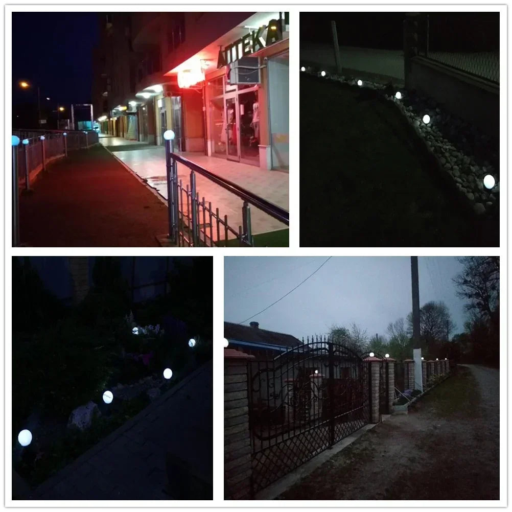 9PC Solar Light Outdoor Solar Garden Light Solar Pathway Landscape Light Waterproof Solar Lawn Lamp For Home Yard Patio Driveway