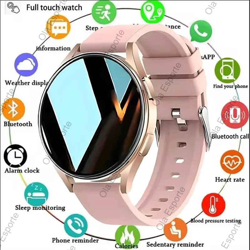 Bluetooth Call Smart Watch Pro 1.39-Inch Custom Dials Music Sports Men Women Watch 6 Health Monitor Smartwatch For Android IOS