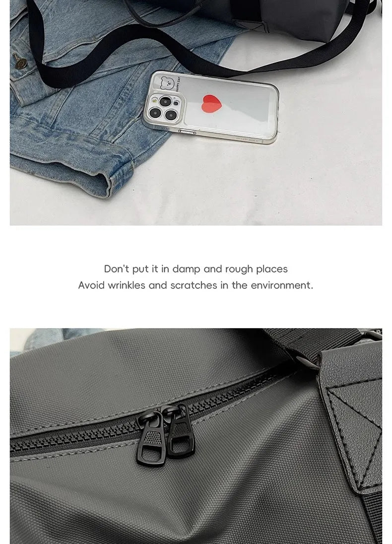 Travel bag Women's short-distance lightweight large-capacity duffel bag Men's business travel handbag Sports fitness backpack