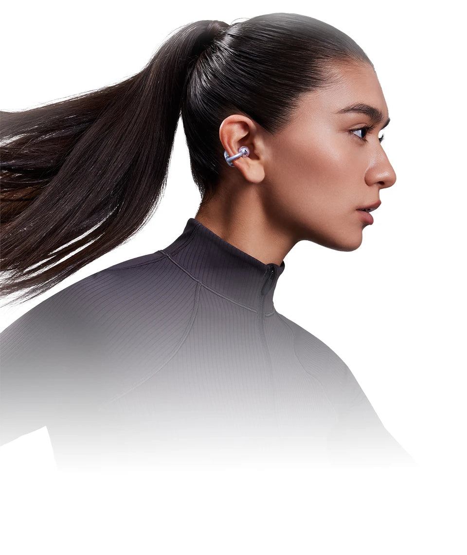 Sanag S6S Free Clip Open Ear Earphone Ear Clip 3D Stereo Sound Bluetooth 5.3 36H Playtime OWS Sport Headphones IPX4 Waterproof