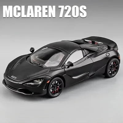 1:24 McLaren 720S Racing Car Model Diecast Metal Sports Car Model Simulation Sound And Light Collection Childrens Toy Gift