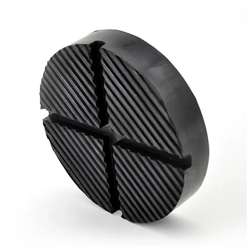 Car Lift Jack Stand Pads Black Rubber Slotted Floor Pad Frame Rail Adapte Auto SUV Van Pickup Lift Rubbers Jack Pads