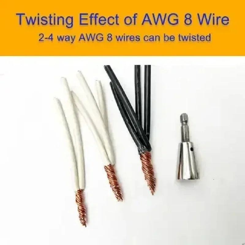 Wire Twisting Tools Quickly Twister Electrician Artifact for Power Drill Drivers Twisted Connector Cable Device Multi-tool /*-;'