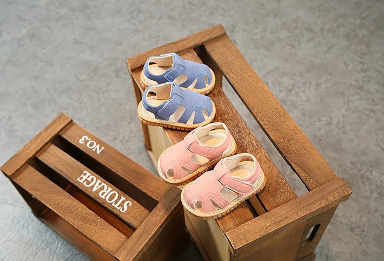 Toddler Walking Shoes Minimalist Children Babies Sandals Lightweight Kids Casual Footwear Girls Boys Non-slip Soft Bottom Shoes