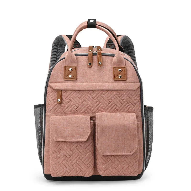 Diaper Bag Backpack for Stroller Waterproof Mummy Large Capacity Outdoor Travel Nappy Maternity Bag with Portable Changing Pad