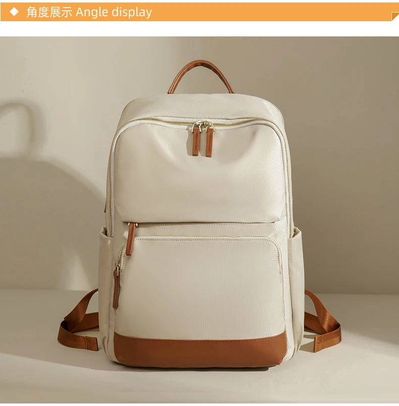 Travel Backpack for Women Luxury Back Pack Bag for 15.6 inch Laptop New Stylish Female Bags with Computer Cabin Large Schoolbags
