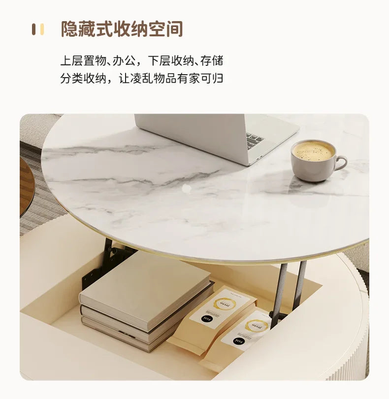 Living Room Sets Furniture Coffee Table Service Hallway Simple Aesthetic Dining Set Center Small Lifting Luxury Modern Middle Tv