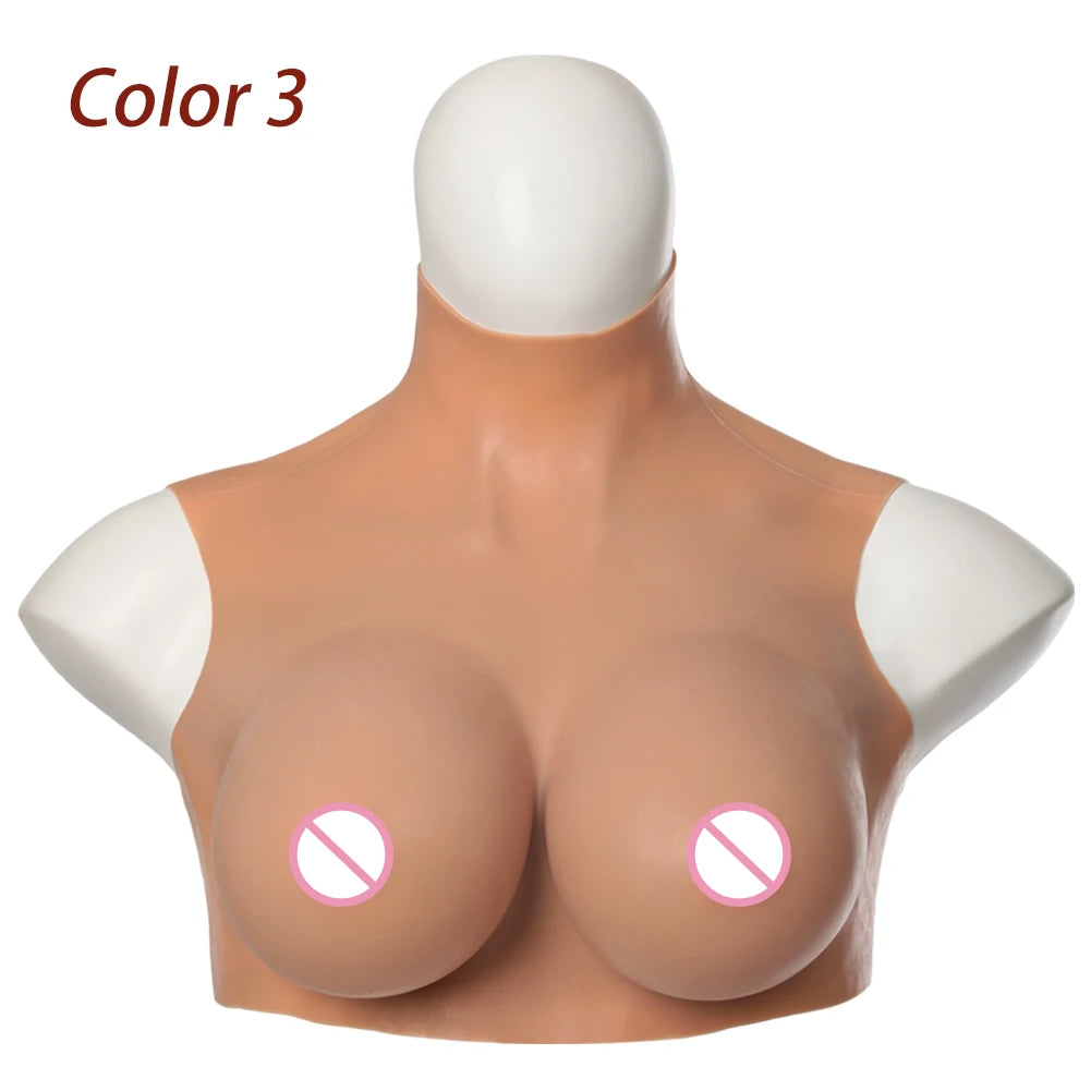 Realistic Silicone Breast Forms Artificial Fake Boobs for Crossdresser Shemale Drag Queen Transgender Cosplay