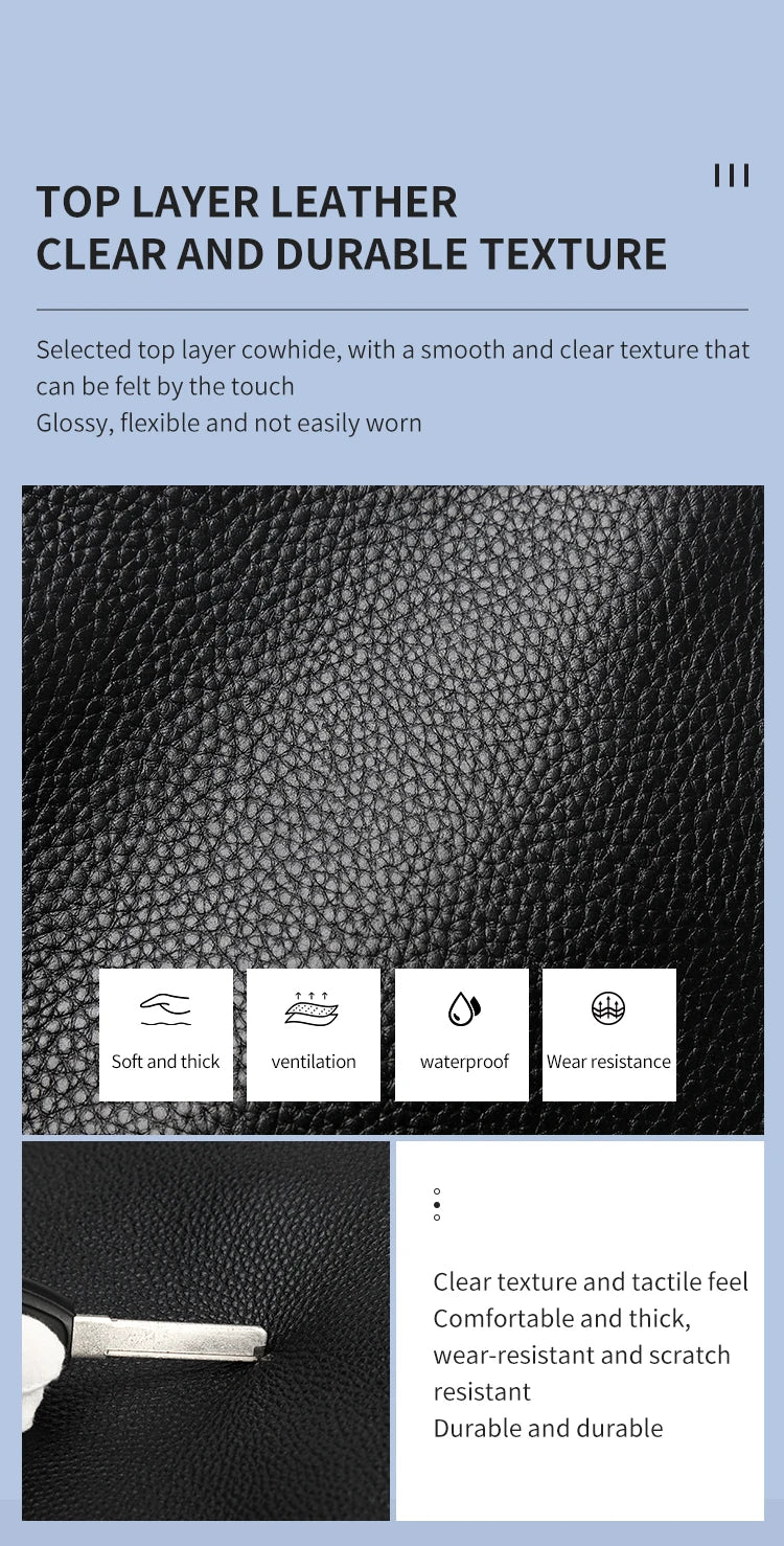 Man`s Fingerprint Lock Handbag Security Wallet