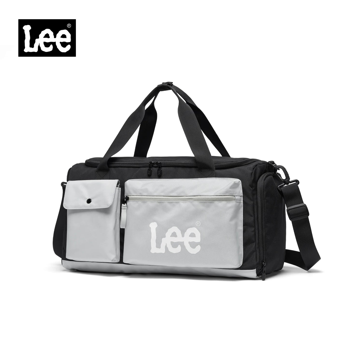 LEE Fashion Women Man Travel Duffel Bag with Shoe Compartment Pocket Large Capacity Waterproof Luggage Weekender Sport Gym Bag
