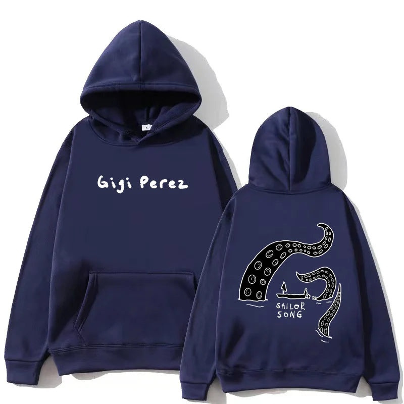 Gigi Perez Merch Sailor Song 2025 Hoodie Men Women Fans Fashion Sweatshirt Novelty Hooded Clothes