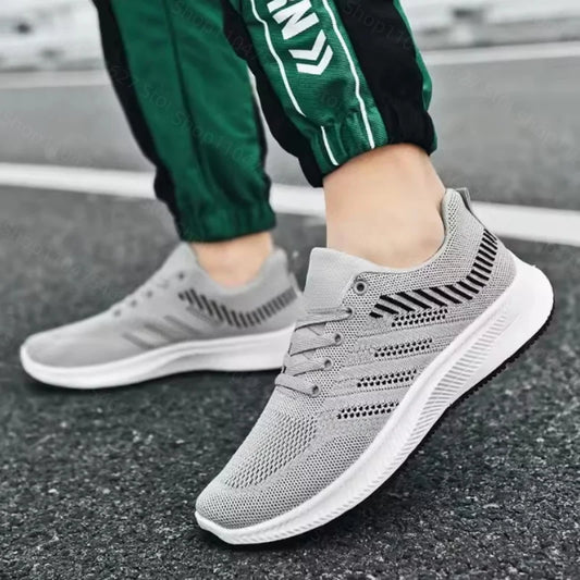 New wear-resistant thickened casual shoes for men, fashion sports shoes, breathable tennis, outdoor walking training tennis