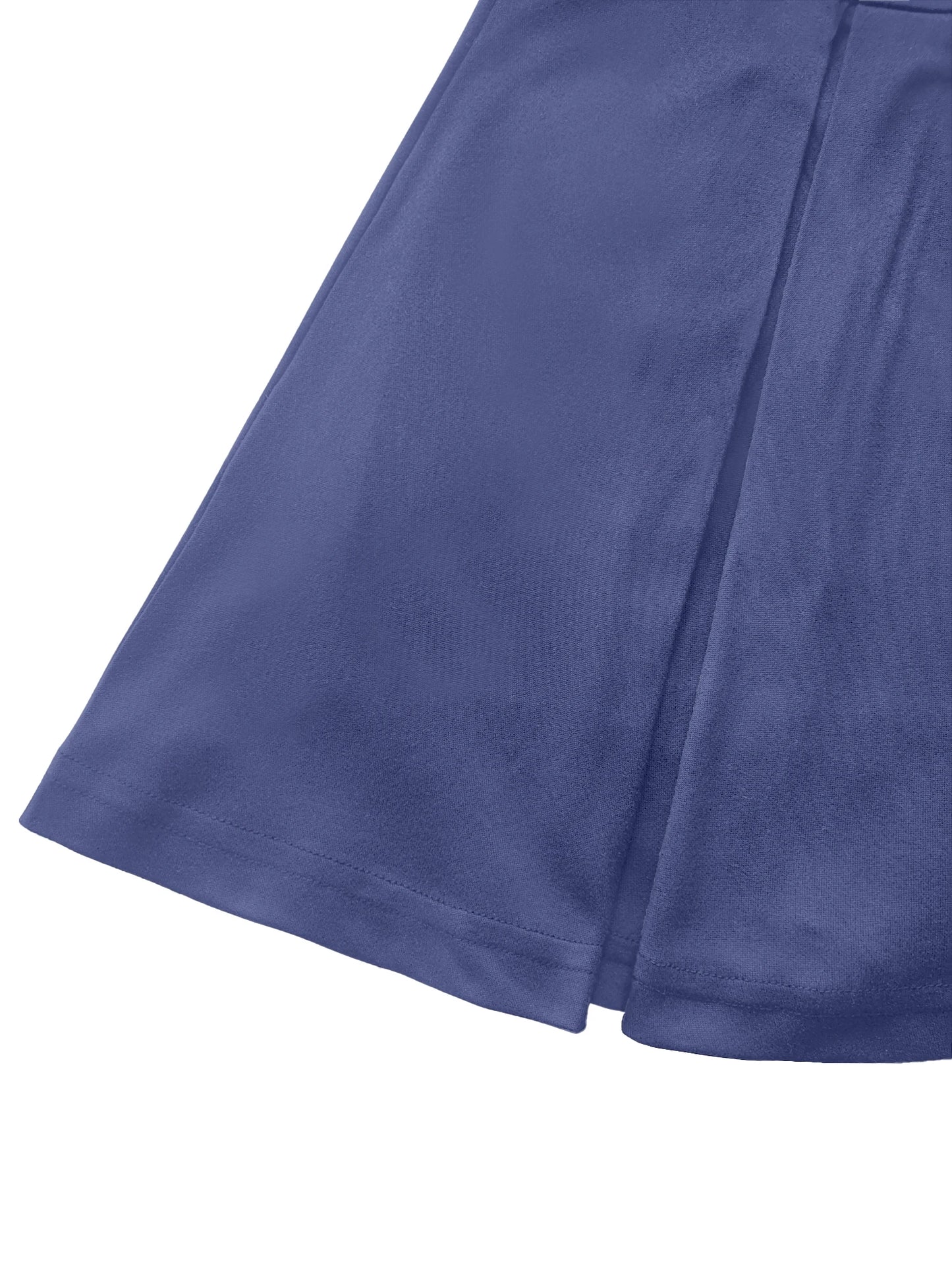High Waisted Flowy Skort with Built-in Shorts, A-Line Tennis Skirt, Quick-Dry Workout & Casual Wear