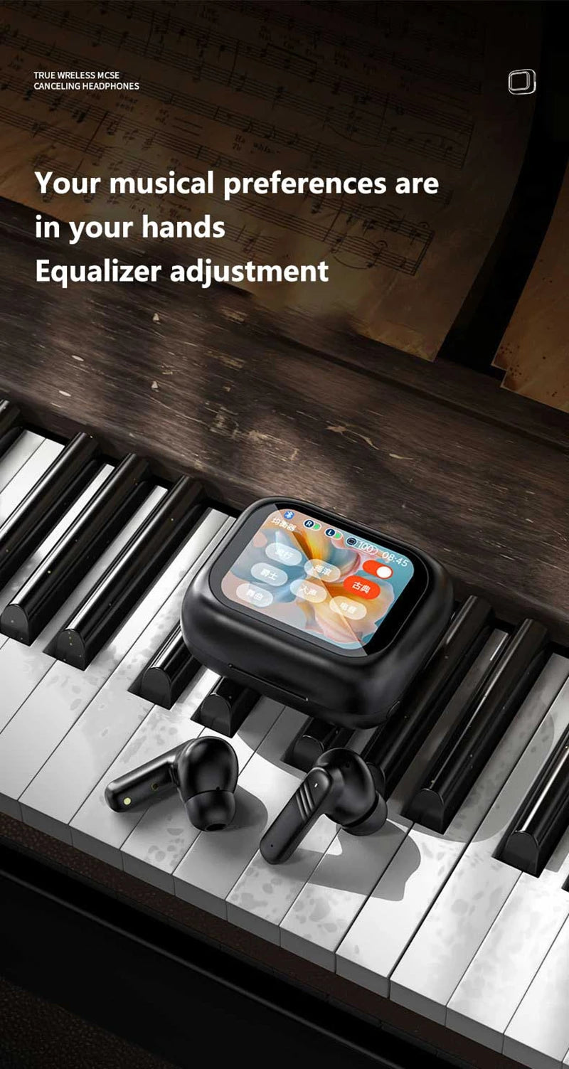 Xiaomi Full In Touch Screen Headphone ANC ENC LX10 Bluetooth 5.4 Noise Cancelling Earphone Wireless In Ear Earbuds With Mic New