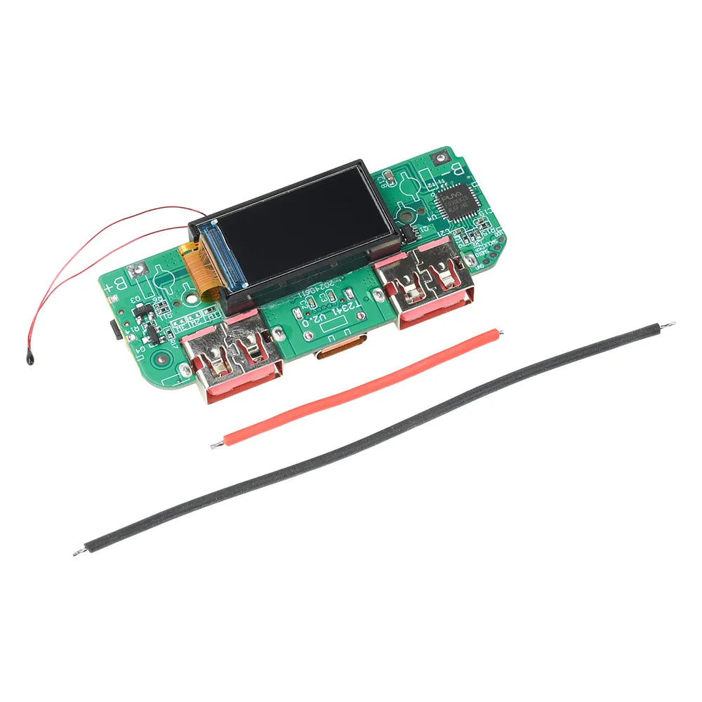 22.5W Fast Charging Module Power Bank DIY Kit TFT Color Screen LCD Display 3.7V Ternary Lithium Battery Supports PD/QC/SCP/VOOC