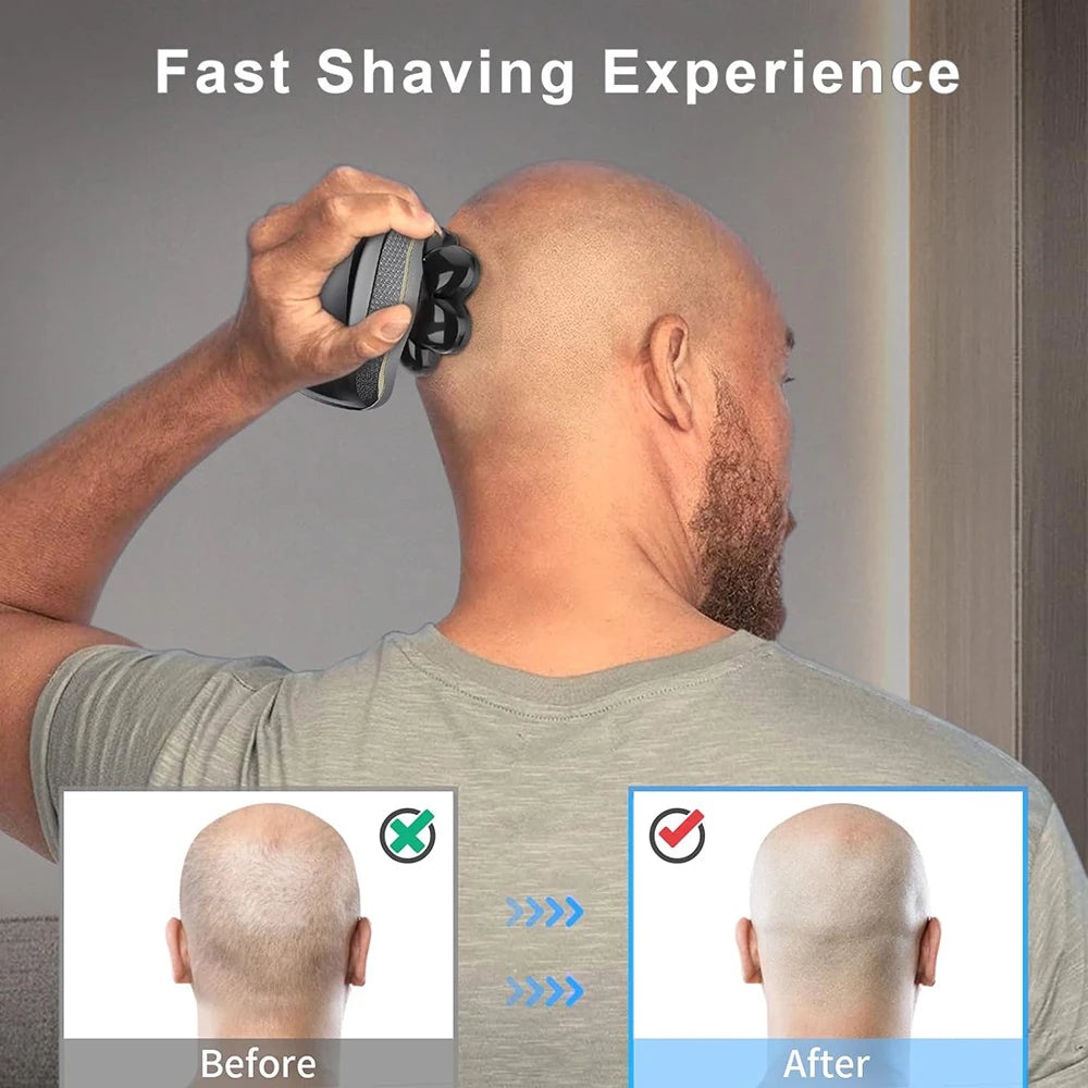 1PCS Replacement Shaver Head Electric Shaver 5D Independently 5 Cutter Floating Head Waterproof Stainless Steel Razor Blade