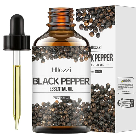 30ml Black Pepper Essential Oil Pure Essential Oil Relieve Stress Suitable for Aromatherapy Candles Car Diffuser Humidifier