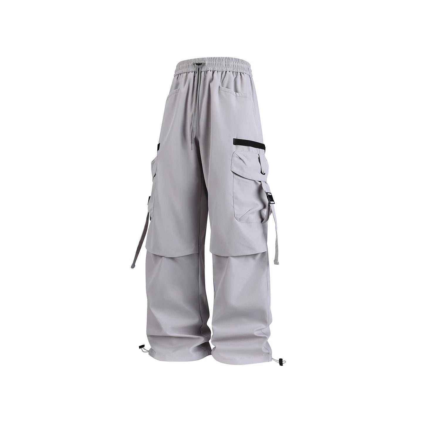 Men's sportswear pants are simple, versatile, retro and fashionable with large pleated pockets for outdoor work