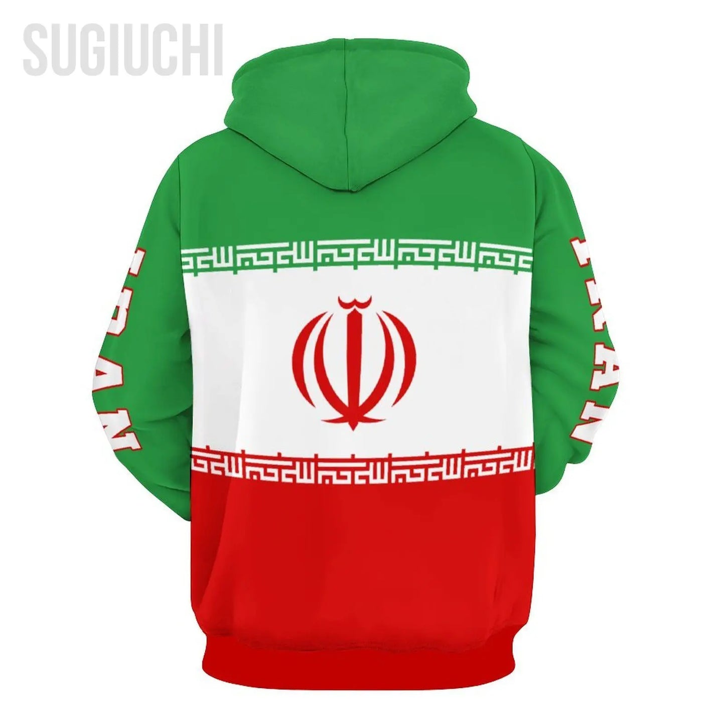 Unisex 3D Hoodie Iran Flag Men Women Polyester Harajuku Sweatshirt Pullover Hoodies Casual Cool