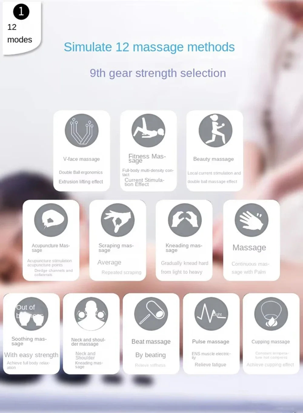 Electric Facial Micro-current Beauty Instrument LED Display Face Lift Roller Massager Skin Tighten Massage Beauty Devices
