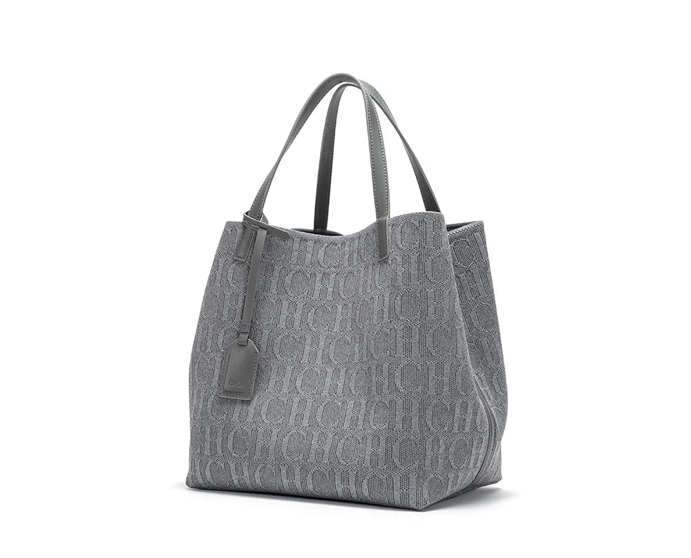 Women's Luxury Design Multi functional Handheld Shopping Handbag Fashionable New 2024 Solid Color Handbag