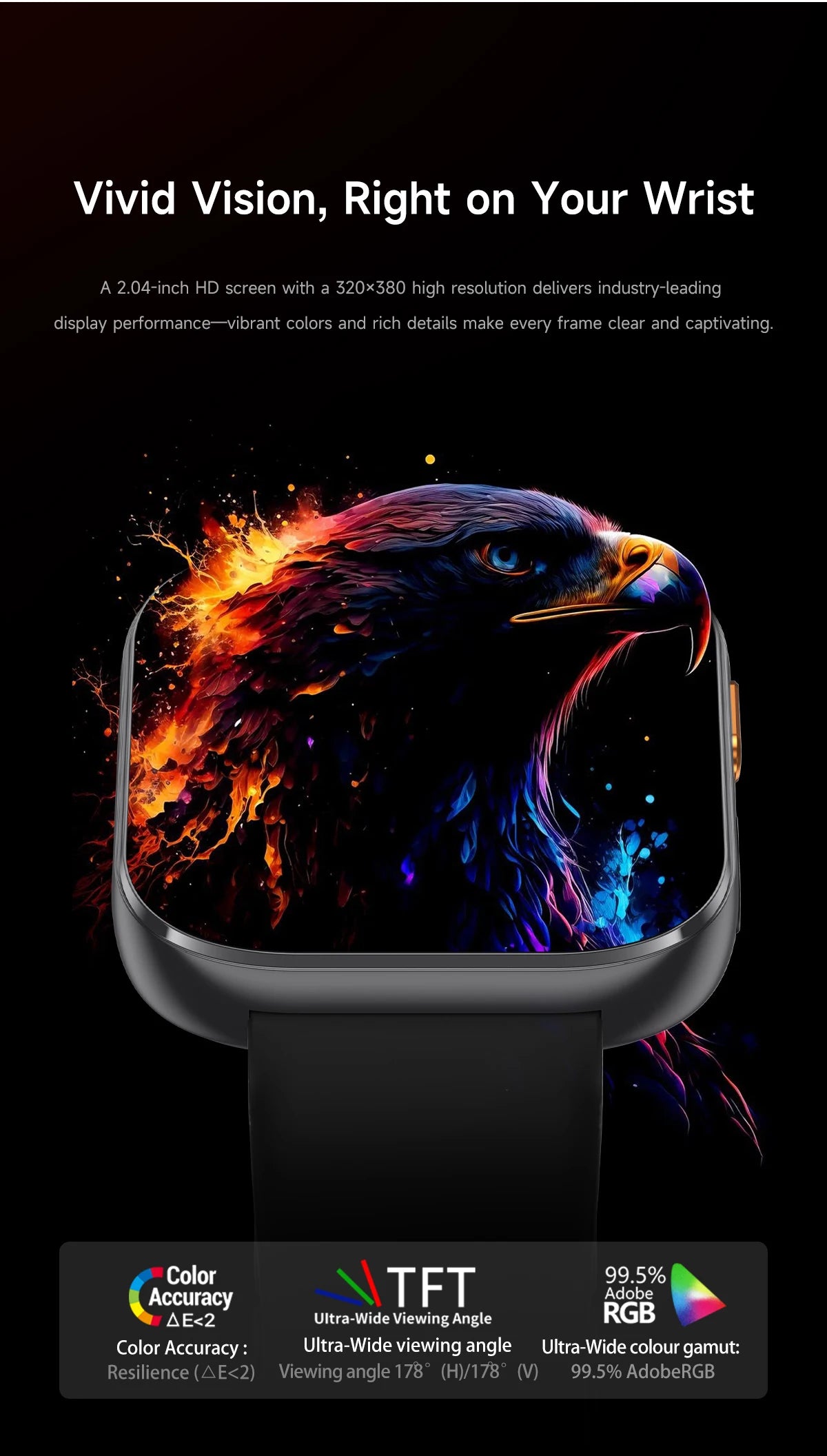 2025 New Military Grade Smartwatch Men 2.04" HD Screen Waterproof Sports Fitness Tracker Bluetooth call Smartwatch birthday gift