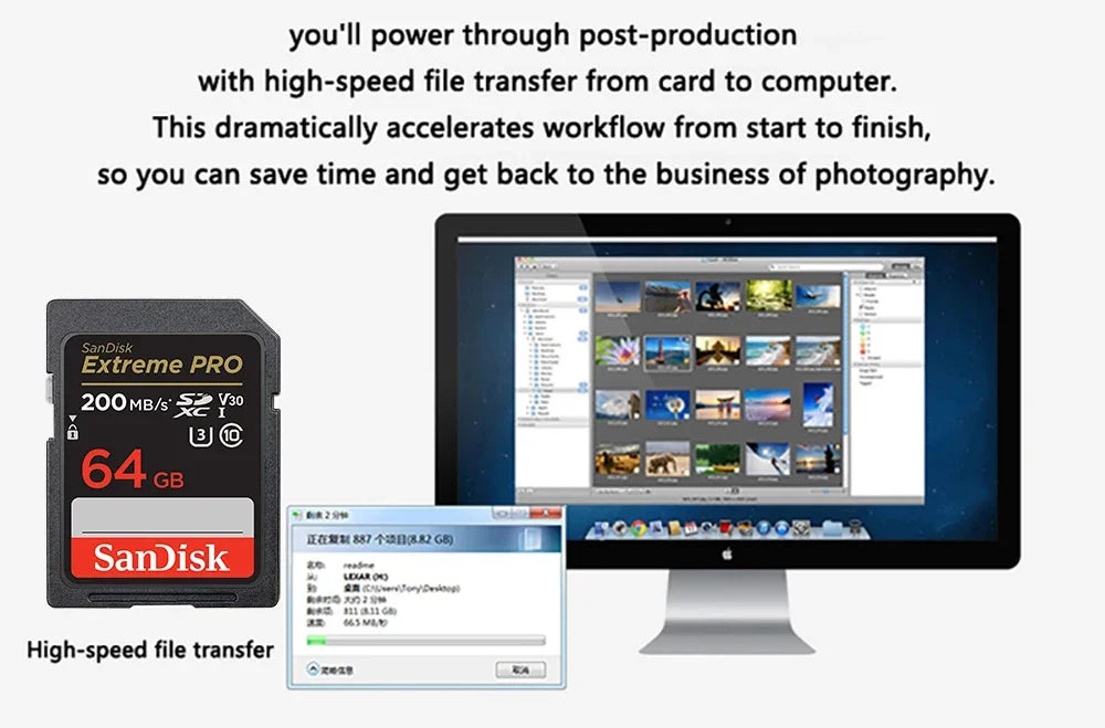 Original Extreme PRO U3 4K 6K 8K C10 V30 V60 V90 SDHC Memory Card SD UHD Video SDXC sd Card UHS-I UHS-II for SLR 3D Canon Camera