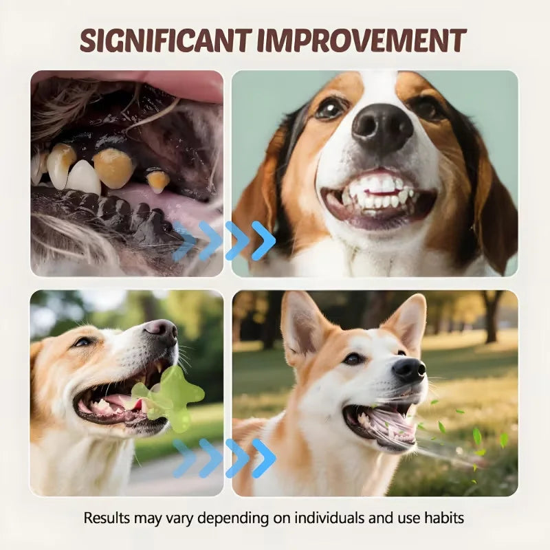 Pet Dental Spray, No Brushing Needed, Cleans Teeth, Freshens Breath, for Cats & Dogs All Breeds, Safe Formula, Daily Dental Care