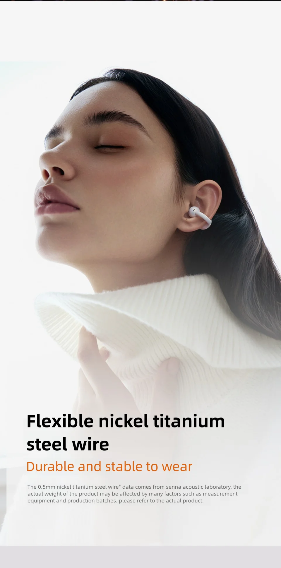 Sanag S7S AI Open Ear Clip on Headphones HiFi 3D Stereo Sound Quality AI Assistant Wireless Bluetooth Earphones APP EQ Setting