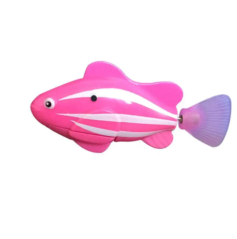 Flash Swimming Electronic Pet Fish Bath Toys for Children Kids Bathtub Battery Powered Swim Fishing Tank Decoration