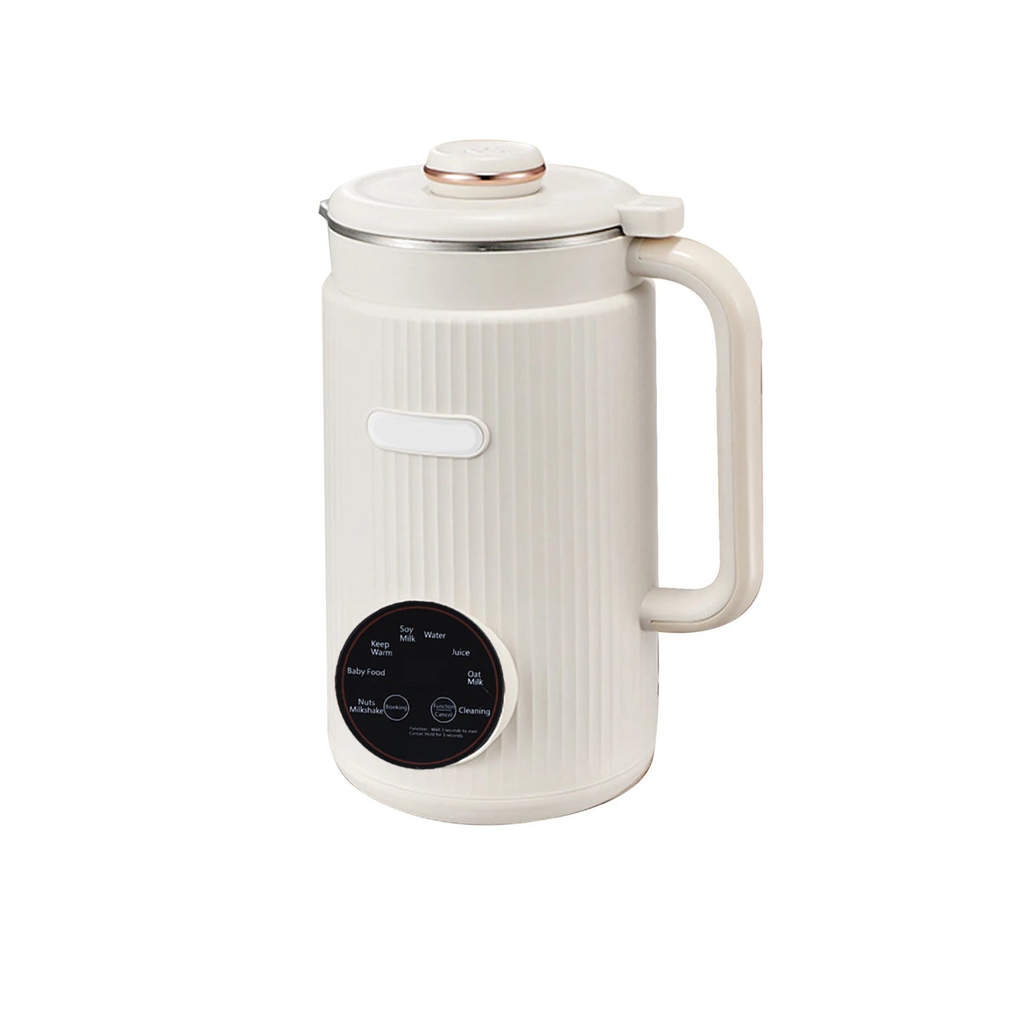 Soy Milk Maker 8-in-1 Programmable Blender with Digital Display 12 Stainless Steel Blades Auto Cleaning 8H Keep Warm Function