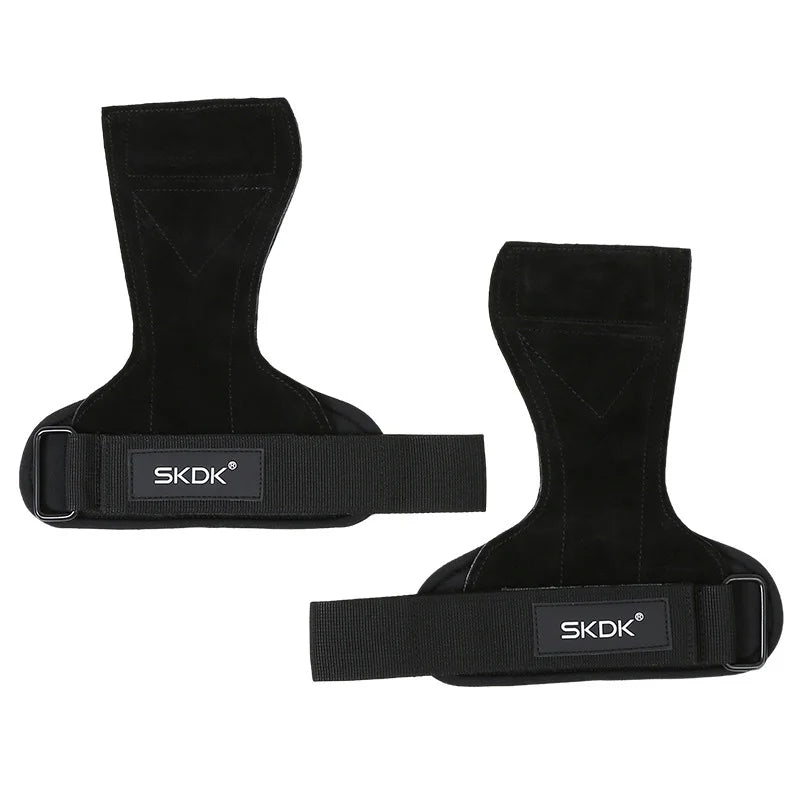 2Pcs Gym Gloves Fitness Hand Palm Protection Equipment Anti Slip Wear-resistant Wrist Wraps Hard Pull Weight Lifting Grip Pads