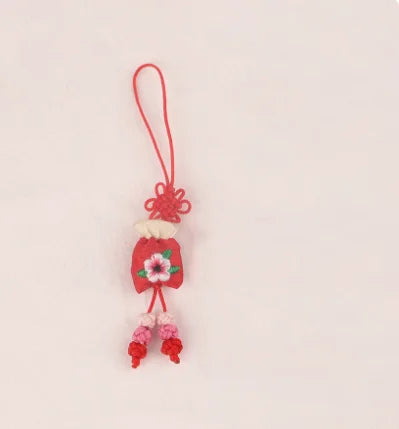 10 Pcs Y2K Bag Charms - Cute Embroidered Butterfly, Fish & Flower Pendants for Keychain, Phone Case Lanyard, Purse Accessory