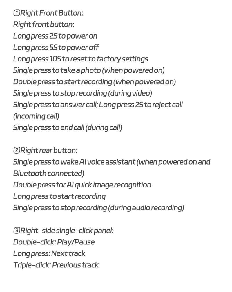 JRF 4K Smart AI Glasses 800W Pixel AI Shooting Camera HDPhoto Video Voice Call Music Translation Waterproof Bluetooth AI Glasses