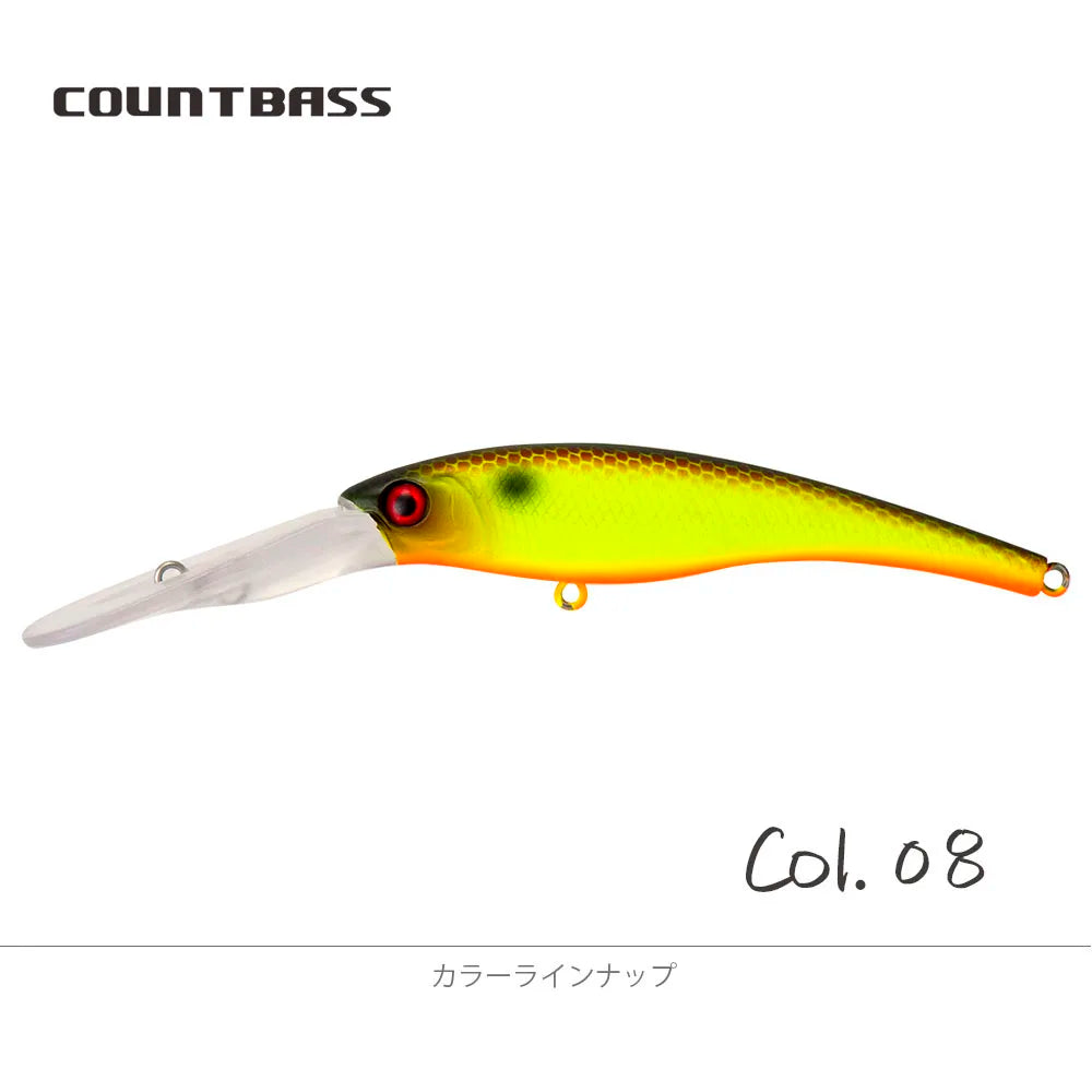 COUNTBASS Crankbaits Hard Plastic Fishingg Wobblers Shad Minnow Bass Pike Perch  Angler's Lure 90mm 13g