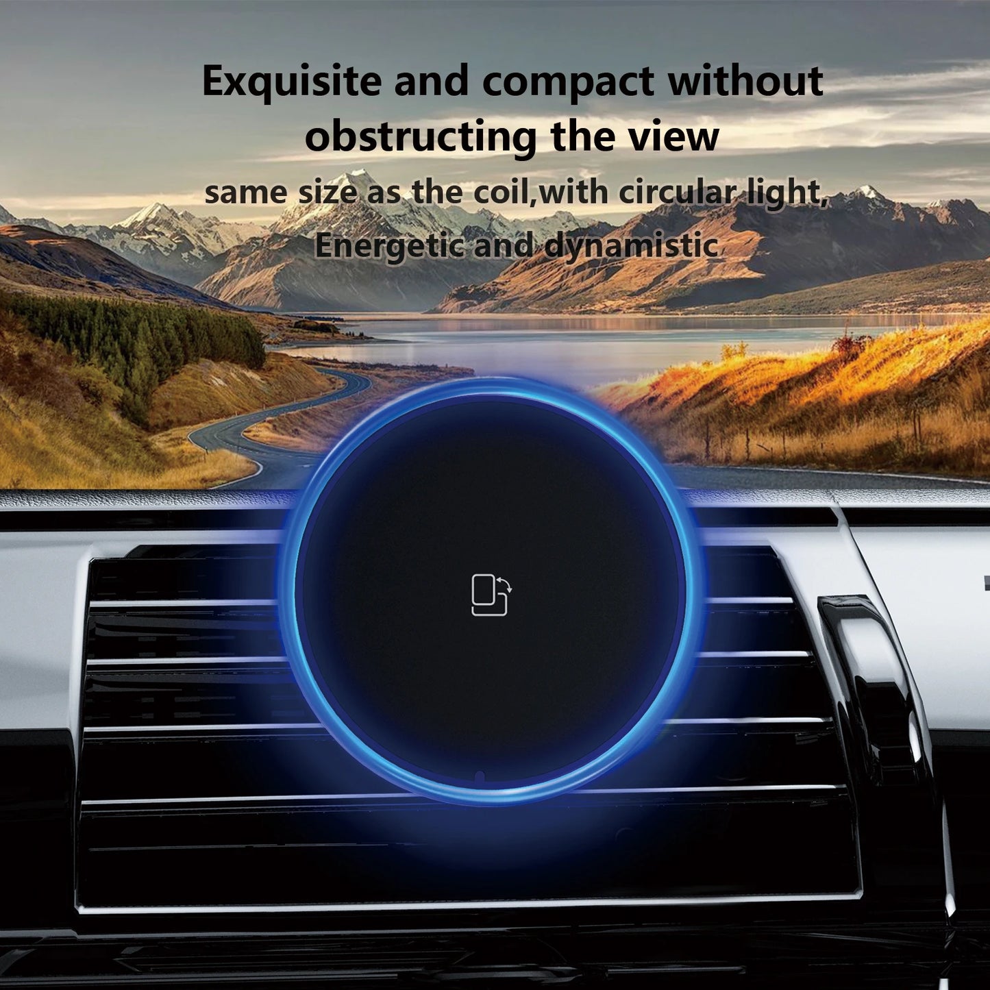 15W Fast Charging Strong Magnetic Phone Holder for Car, Wireless Car Charger Compatible for iPhone 16 Pro Max 15 14 13 12