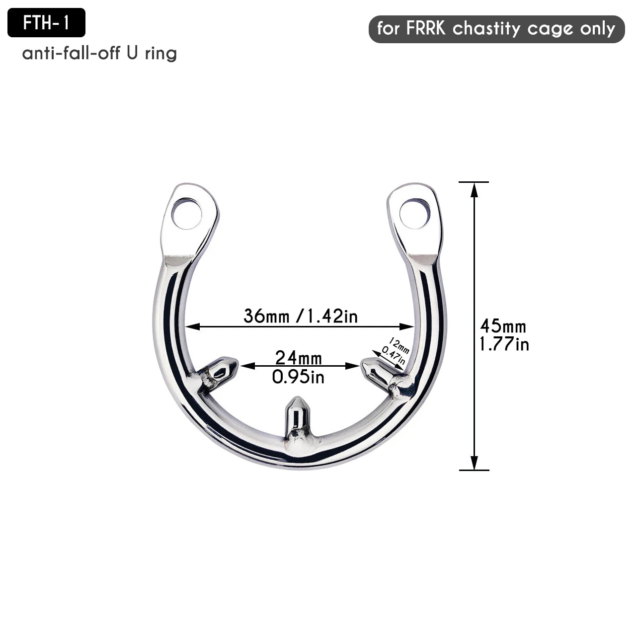 FRRK Stainless Steel Cock Cage Spiked Chastity Band Device Hex Lock Screw Penis Sleeve Ring Sexy Adult Man Urethral Lock for Men