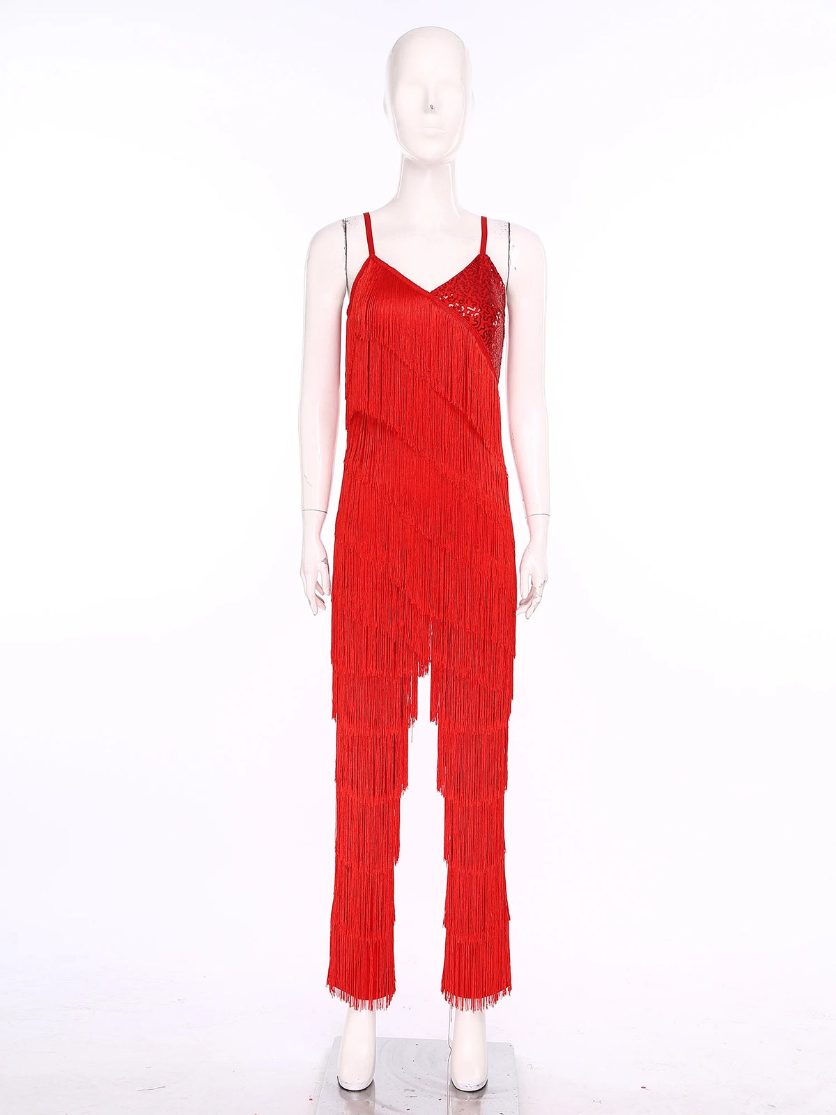 Halloween Hippie Costume womne Vintage 70s Disco Stage Performance Dancing Jumpsuit Singer Sequins Tassel Tango Cha-cha Costumes