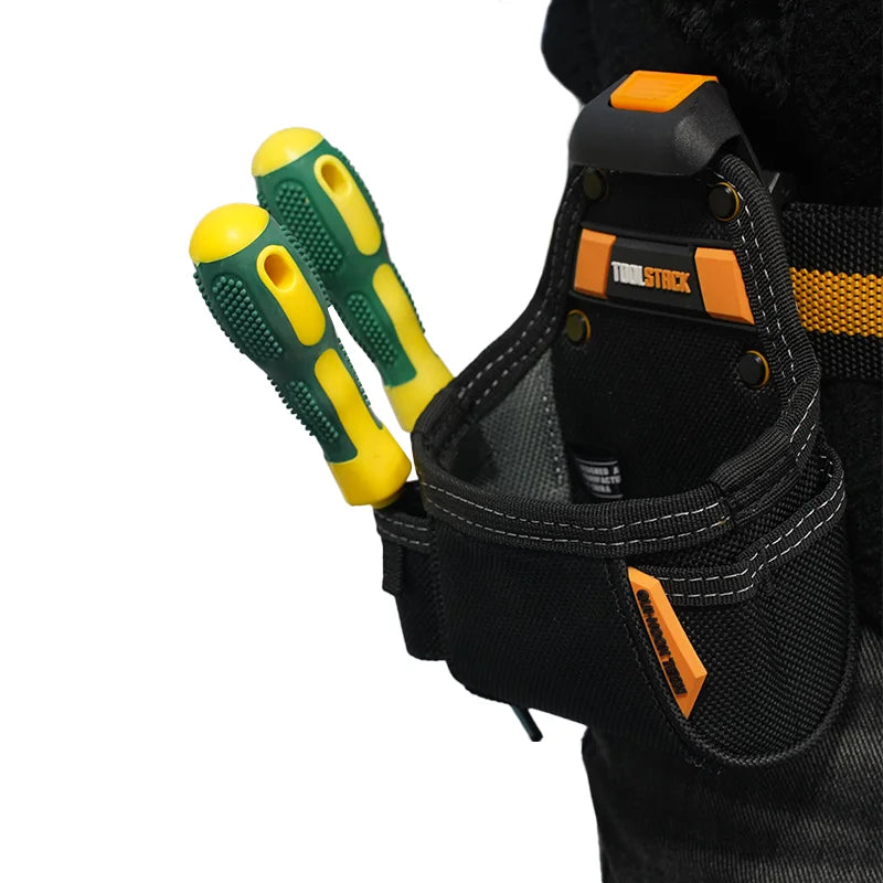 TOOLSTACK Mini Utility Toolkit Hammer & Screwdriver Waist Pouch Quick-Hook Service Kit Quality Hardwear Carpenter Work Tools Bag