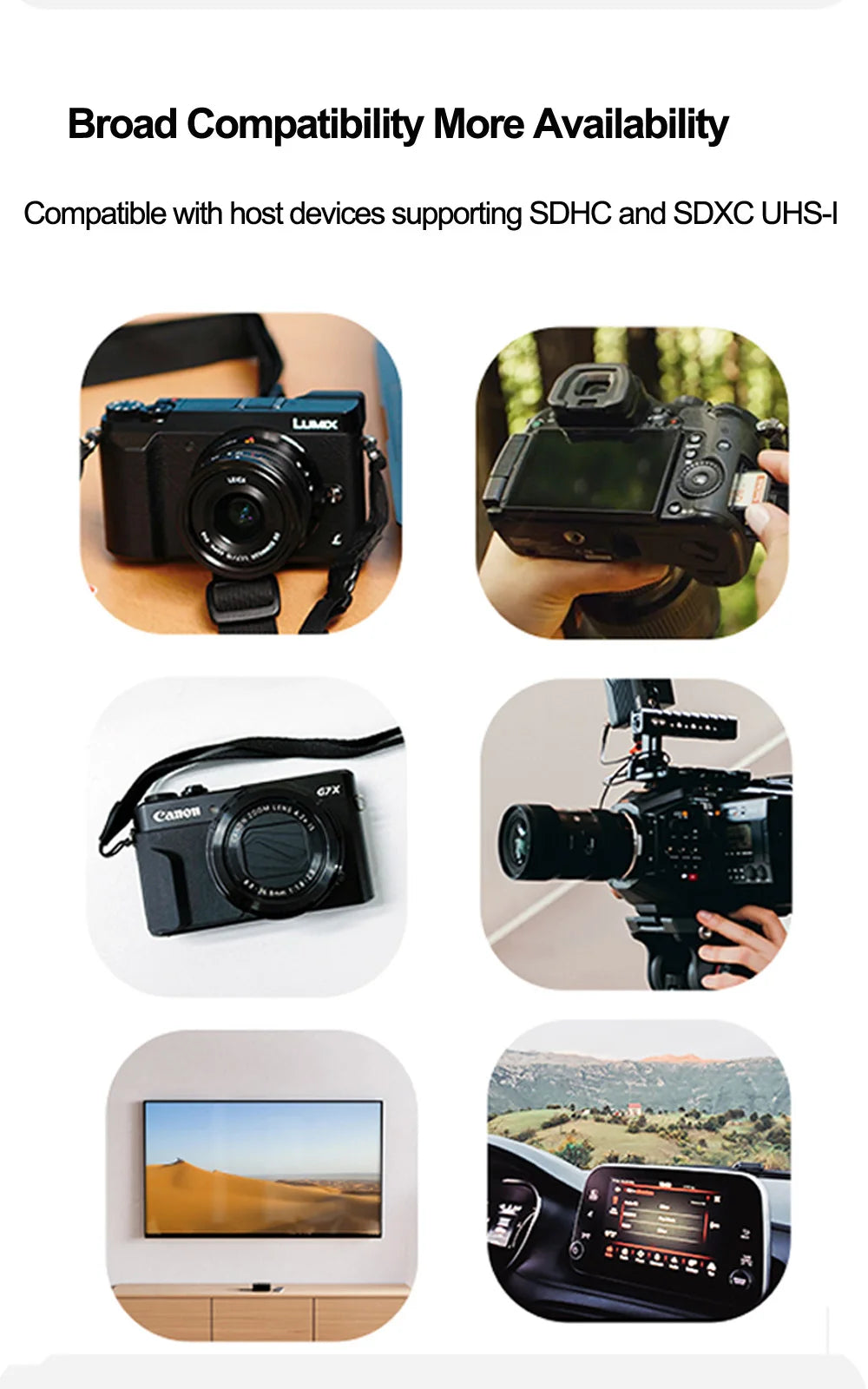 SanDisk Ultra/Extreme/Extreme PRO SD Card 256GB 128GB 64GB SDXC 32GB SDHC Memory Card C10 U1 U3 Carte SD Card  for Camera 4K UHD