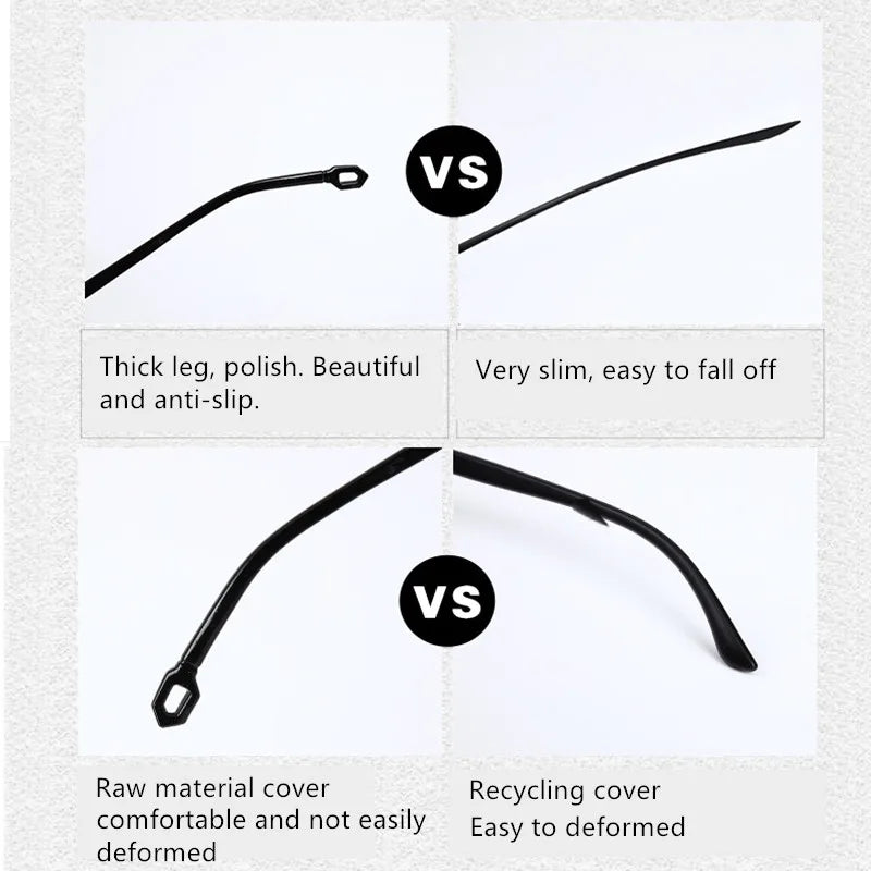 Intelligent Zoom Anti-blue Light Reading Glasses Frameless Cutting Edge Presbyopic Glasses Men and Women Presbyopic Glasses