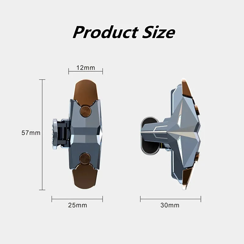 G10 Mobile Phone Game Trigger 4 Fingers Aim Shooting Free Fire L1 R1 Gamepad Joystick Controller for IOS Android E-sports Button