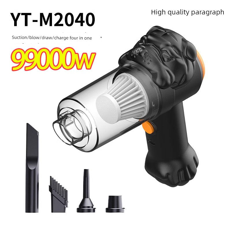 Mini Car Wireless Charging Automobile Vacuum Cleaner For Home Powerful Large Suction High Power Small Handheld Vacuum Cleaner